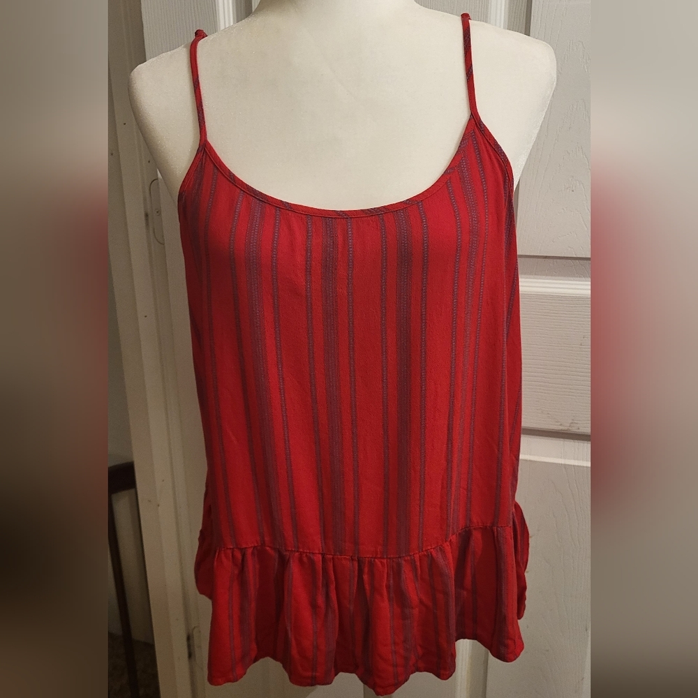 Maurices ladies XXL babydoll tank with bonus eyelet blue babydoll tank